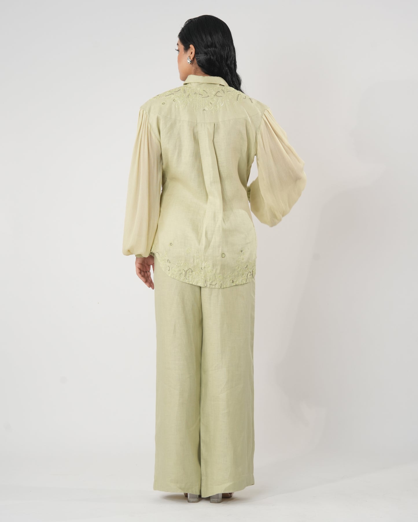 Aranya Hourglass Shirt - Green